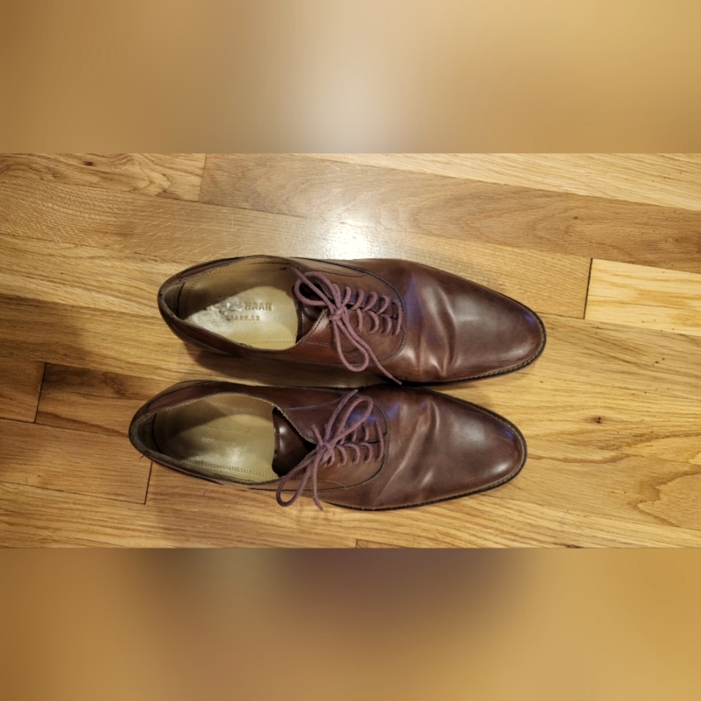 Men's 12 cole haan lace up shoes